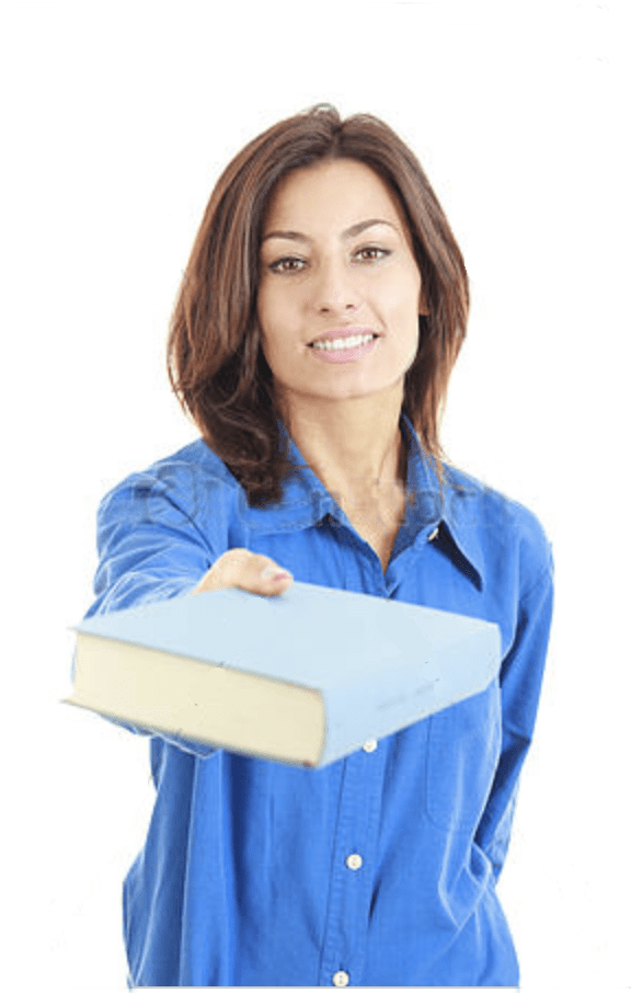 Woman Giving Remote Staffing e-book
