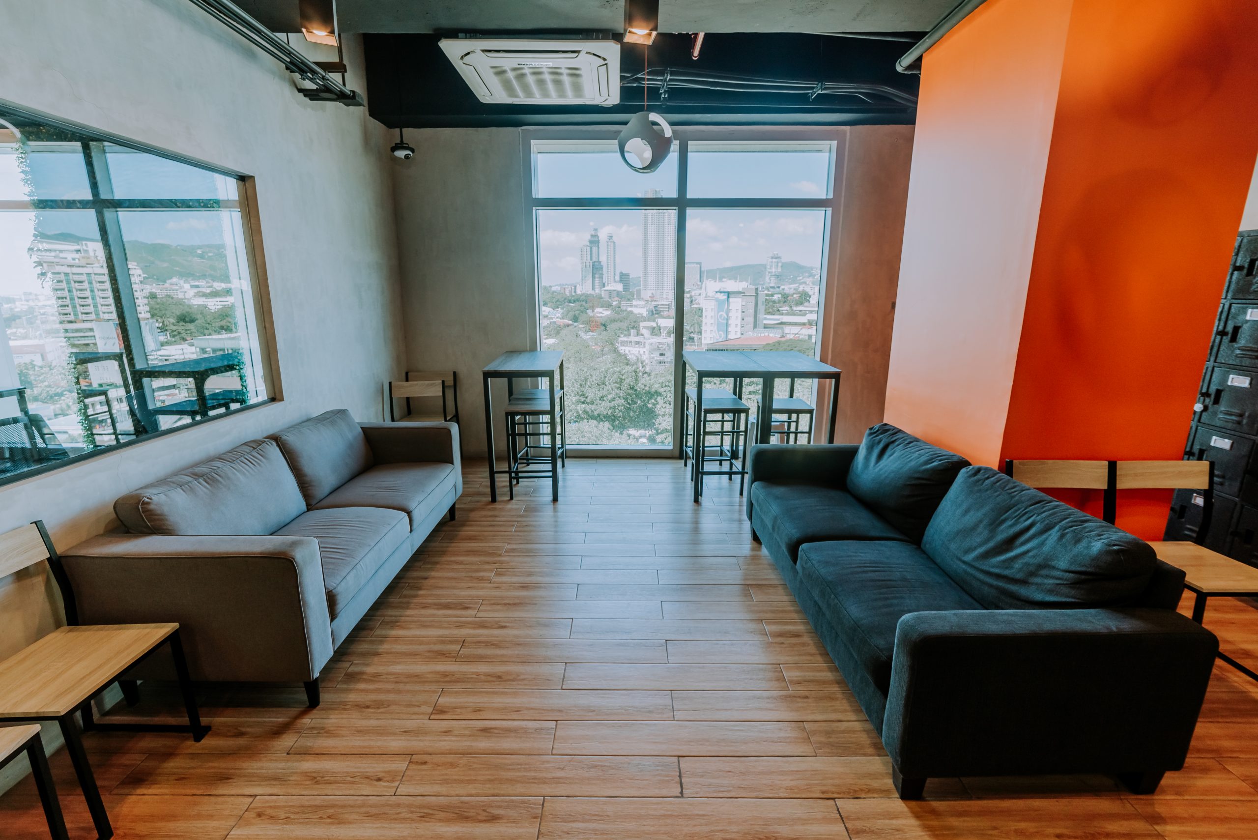 lounge area of an outsourcing company in the Philippines